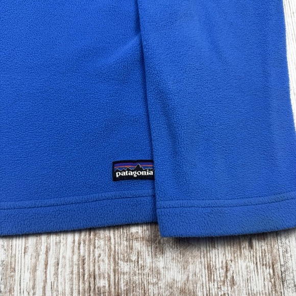 Patagonia Sweater Womens Sz L Blue Fleece 1/4 Zip Pullover Buttery Soft‎ - Picture 3 of 9